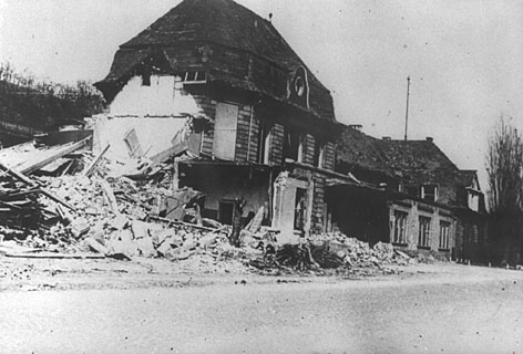 Der im Krieg zerstörte Bahnhof Dieringhausen