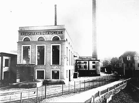Das Kreiselektrizitätswerk in Dieringhausen